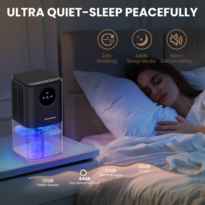 Black 1.4L Dehumidifier