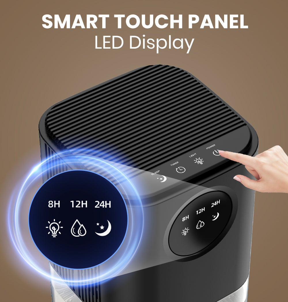 Black 1.4L Dehumidifier